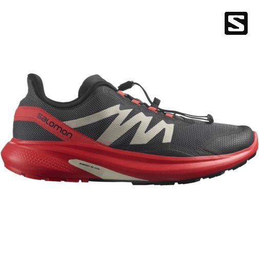 Salomon Hypulse Men's Trail Running Shoes Black / Red | CA 97F61